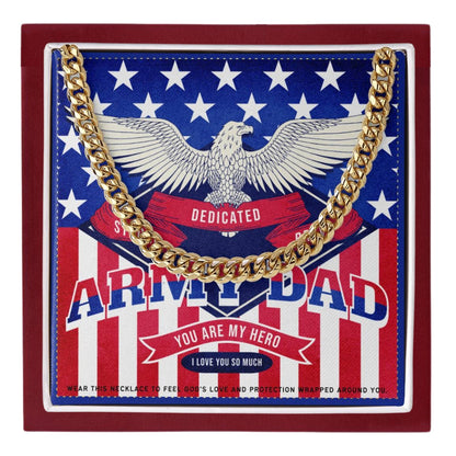 16 JGF Jewelry Gifts for Family Proud Dad Of A US Army Soldier Dad