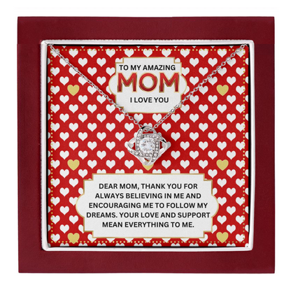 JGF Jewelry Gifts for Family I Love My Mommy Necklace for Mom