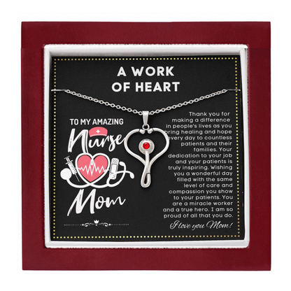 JGF Jewelry Gifts For Family My Mom Is A Nurse For Practitioner Mommy