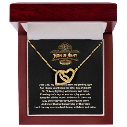 JGF Jewelry Gifts for Family | Army National Guard Mom Necklace | Your In My Thoughts and Prayers Gift Box Item