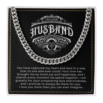 JGF Jewelry Gifts for Family | Stainless Steel Necklace For Men Cuban Link Chain