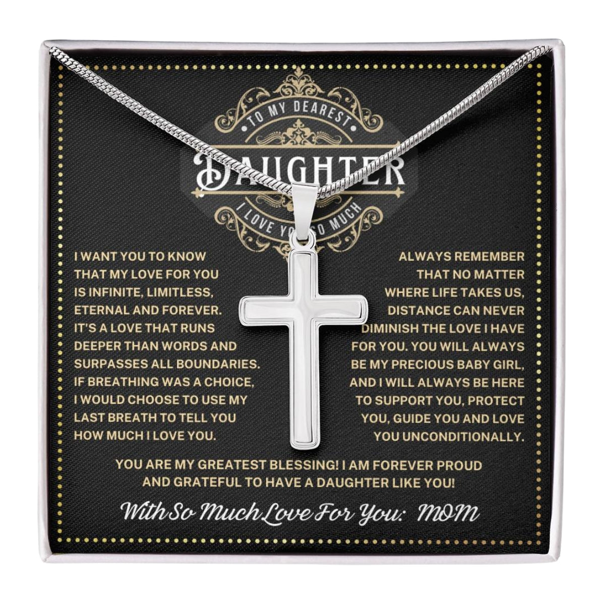 JGF Jewelry Gifts for Family - Modern and Meaningful: Cross Necklace for Daughter: Faith in Style