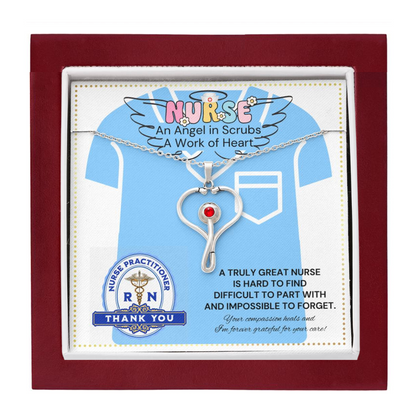 JGF Jewelry Gifts For Family Stethoscope Charm Nurse Practitioner Gifts For Women