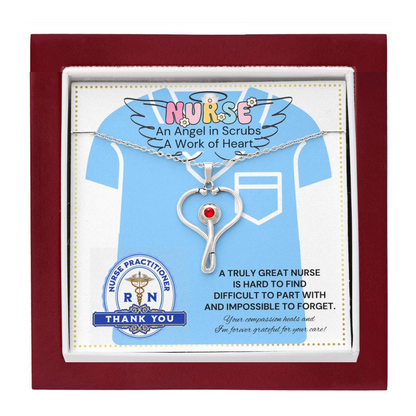 JGF Jewelry Gifts For Family Nurse Practitioner Gifts For Women Thank You Stethoscope
