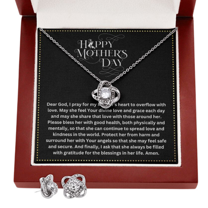 JGF Jewelry Gifts for Family | Necklace and Earring Set for Mom Who has Everything on Mother's Day