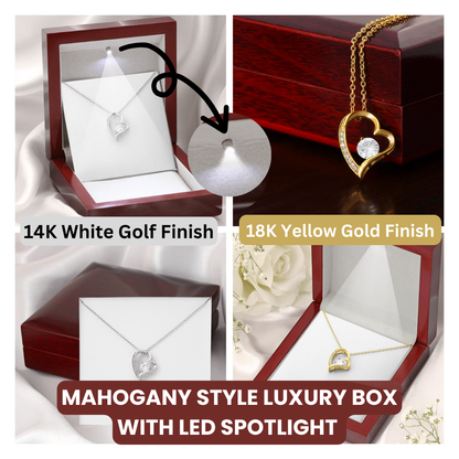 JGF Jewelry Gifts for Family - I Love You Mom Necklace from Daughter on Mother's Day