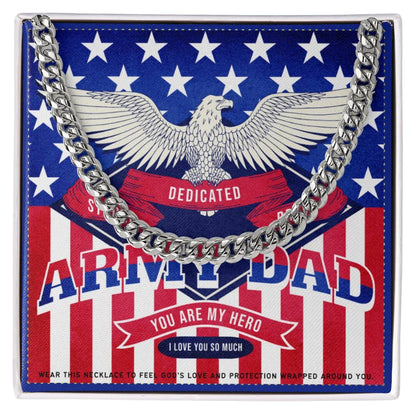 16 JGF Jewelry Gifts for Family Proud Dad Of A US Army Soldier Dad