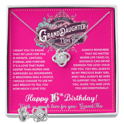 JGF Jewelry Gifts for Family Granddaughter Necklace From Grandma Happy 15th Birthday Card Gifts For Teen Girls
