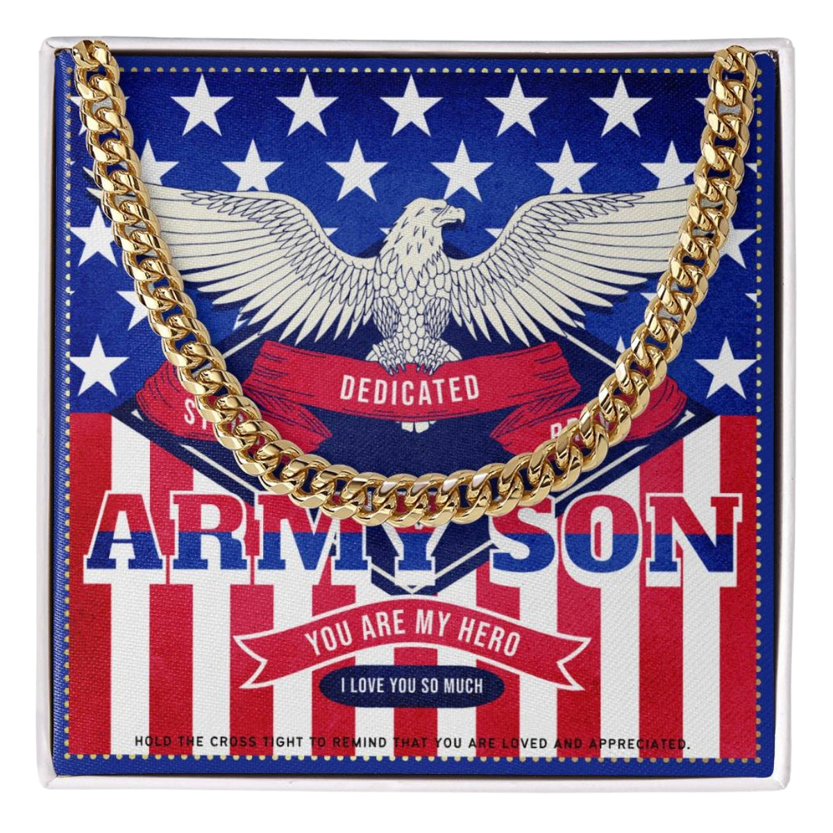 18 JGF Jewelry Gifts for Family US Army Son Gifts From Mom