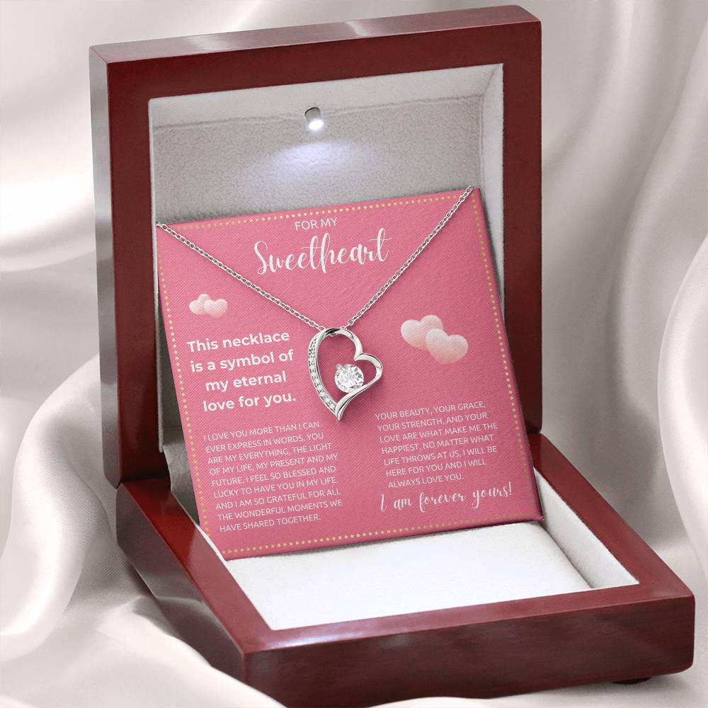 JGF Jewelry Gifts for Family To My Future Wife Necklace Heart