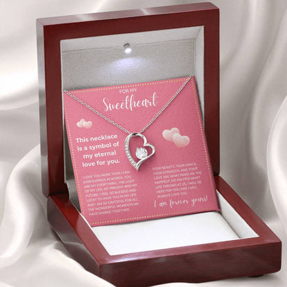 JGF Jewelry Gifts for Family To My Future Wife Necklace Heart