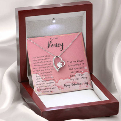 JGF Jewelry Gifts for Family Happy Valentine Card For My Wife