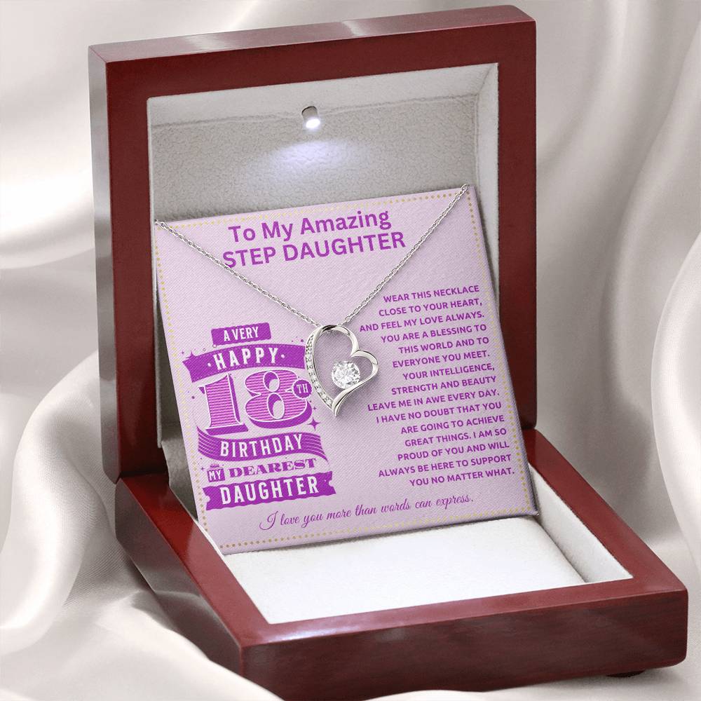 JGF Jewelry Gifts for Family 18th Birthday Gifts for Step Daughter Adult