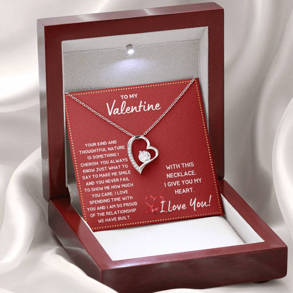 JGF Jewelry Gifts for Family Will You Be My Valentine Card For Her