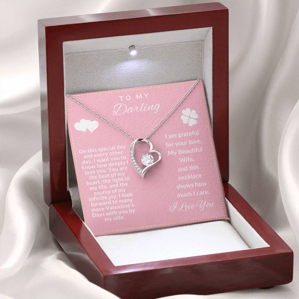 JGF Jewelry Gifts for Family To My Beautiful Wife Necklace From Husband