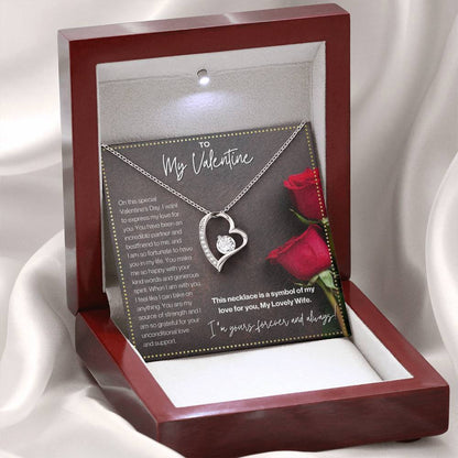 JGF Jewelry Gifts for Family Wife Valentines Card From Husband