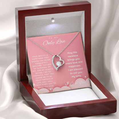 JGF Jewelry Gifts for Family To My Future Wife Necklace on Valentine's Day