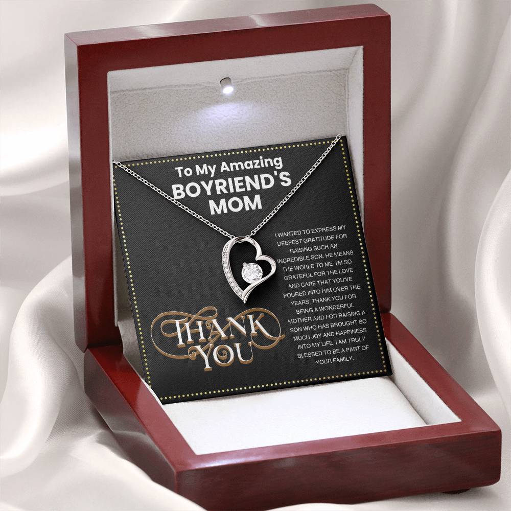 JGF Jewelry Gifts for Family Thank You For Being Awesome Gifts for Boyfriend's Mom