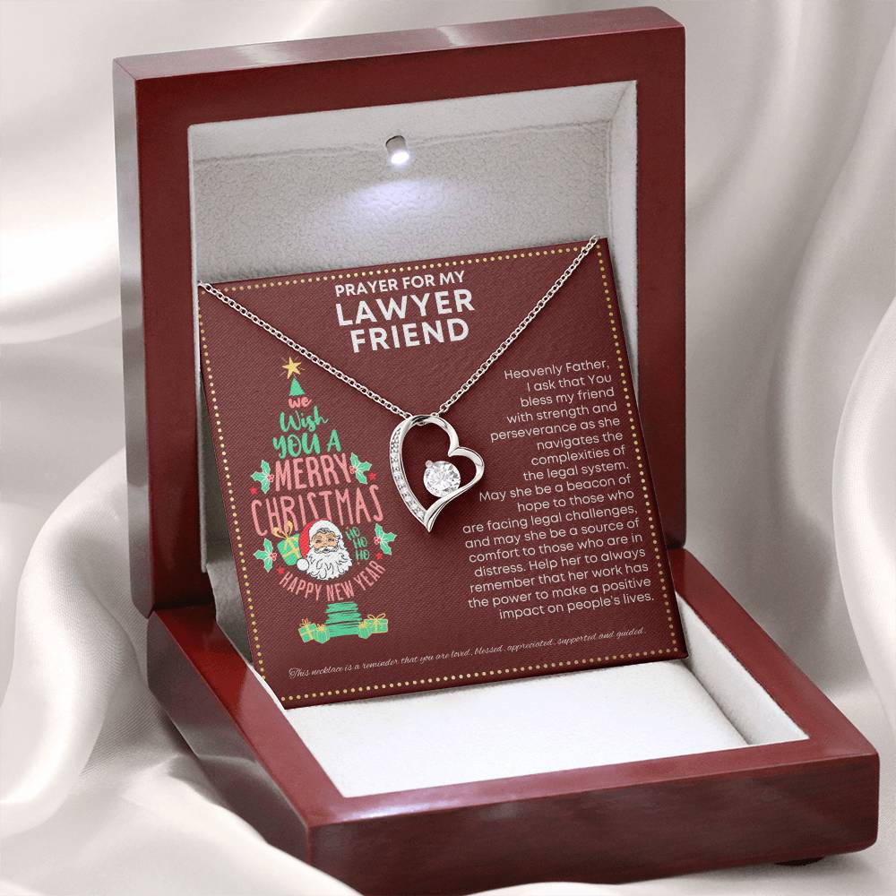 JGF Jewelry Gifts for Family My Friend Is a Lawyer Present Heart Necklace