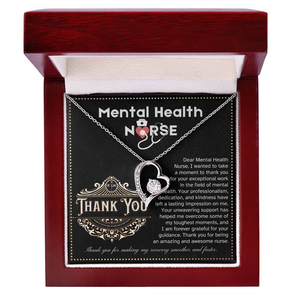 JGF Jewelry Gifts for Family Mental Health Thank You Card For Nurse