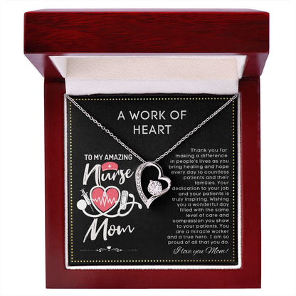 JGF Jewelry Gifts for Family | My Mommy Is A Nurse | Baby Shower Gift For Mom Who Is A Nurse Necklace Jewelry