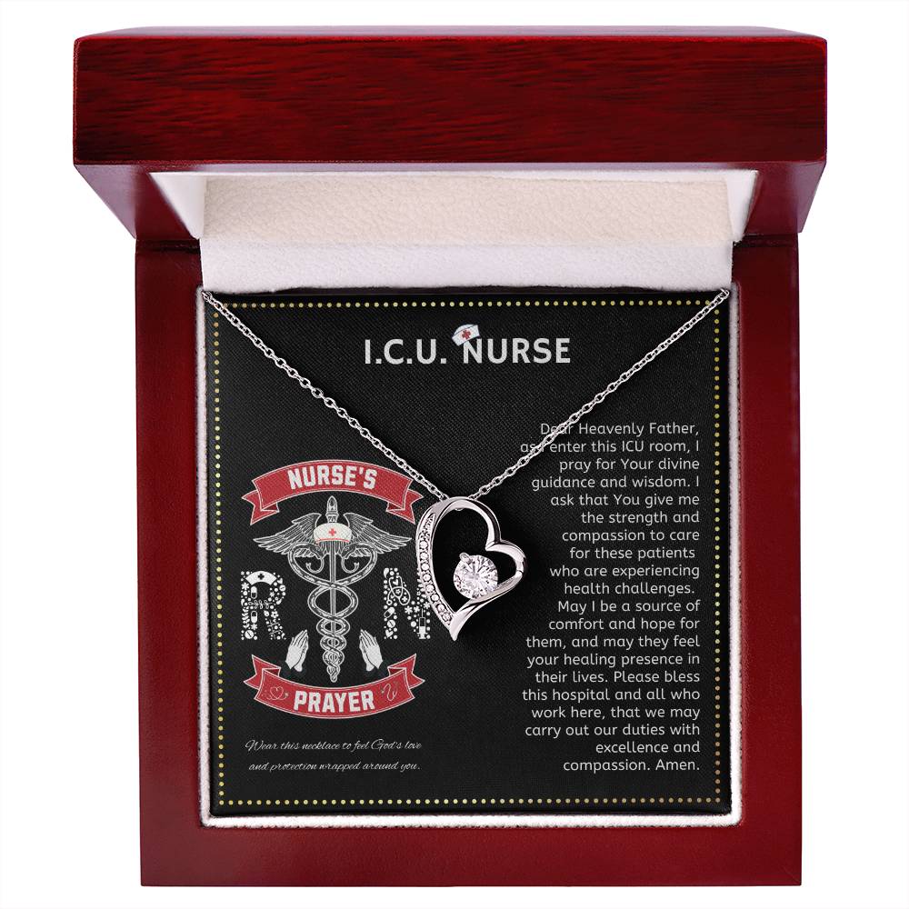 JGF Jewelry Gifts for Family | ICU Nurse Gifts | Nurse Necklace For Women Sterling Silver