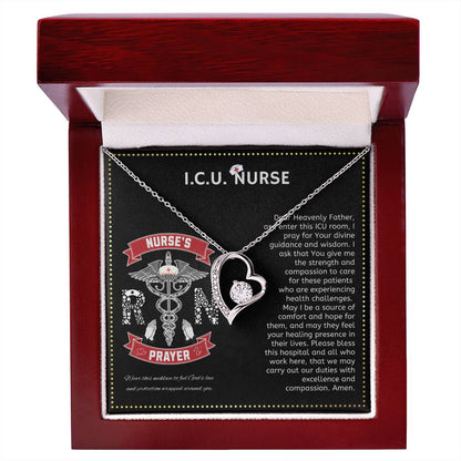 JGF Jewelry Gifts for Family | ICU Nurse Gifts | Nurse Necklace For Women Sterling Silver