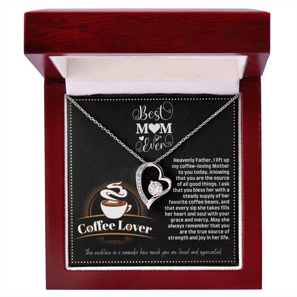 JGF Jewelry Gifts for Family Mom Birthday Gifts From Daughter Coffee I Love You Mom
