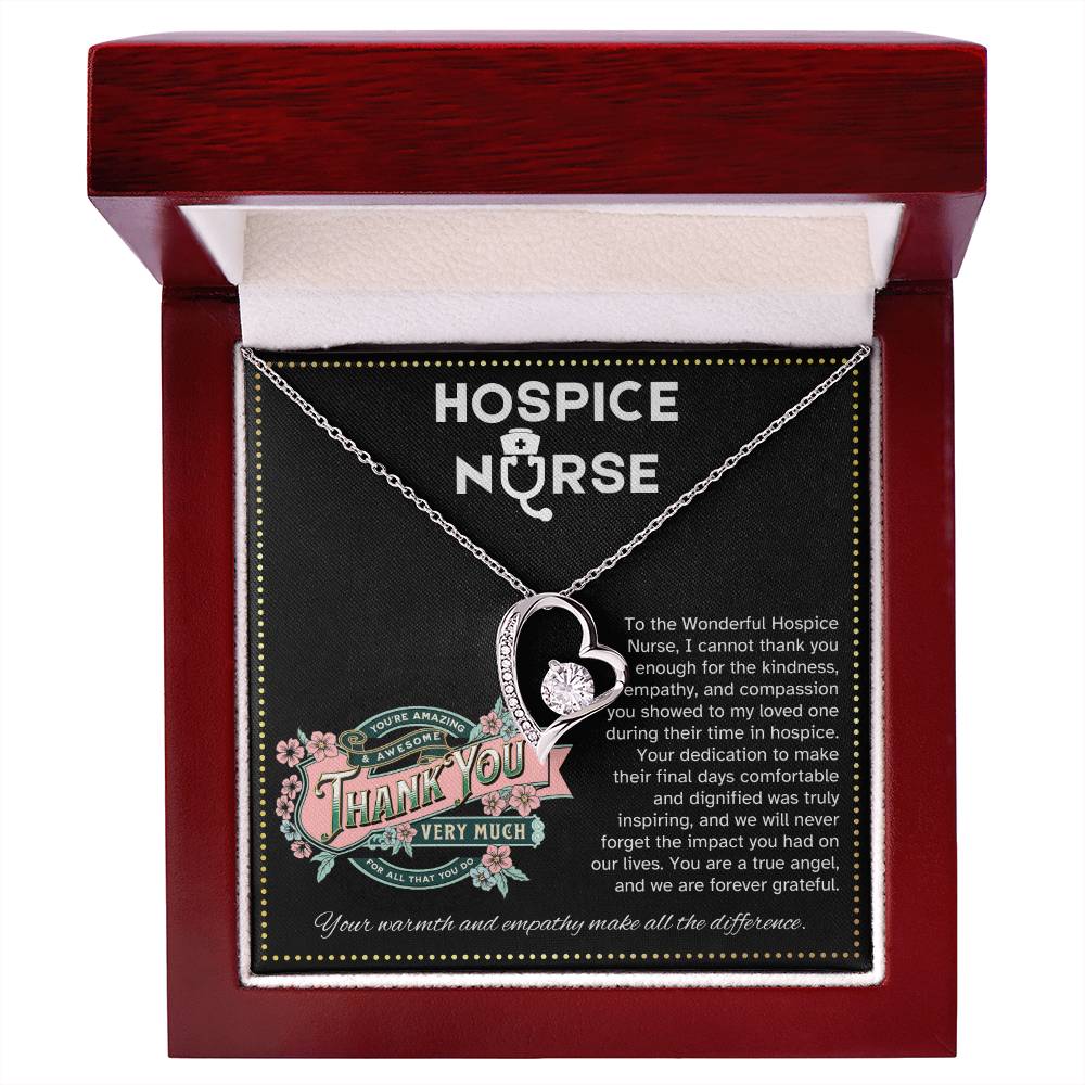JGF Jewelry Gifts for Family Registered Nurse RN Hospice Nurse Thank You Necklace Gifts