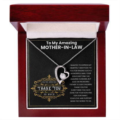 JGF Jewelry Gifts for Family Thank You Gifts For My Mother-In-Law