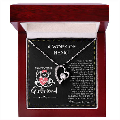 JGF Jewelry Gifts for Family | Nurse Girlfriend Gifts From Boyfriend Necklace | RN Nurse Graduation Gift Ideas