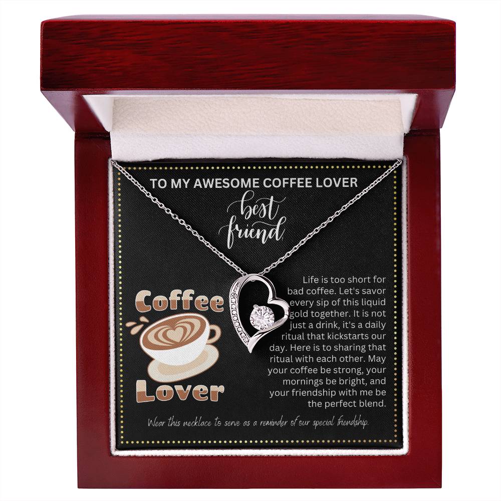 JGF Jewelry Gifts for Family No Coffee No Workee for BFF Bestie Friend