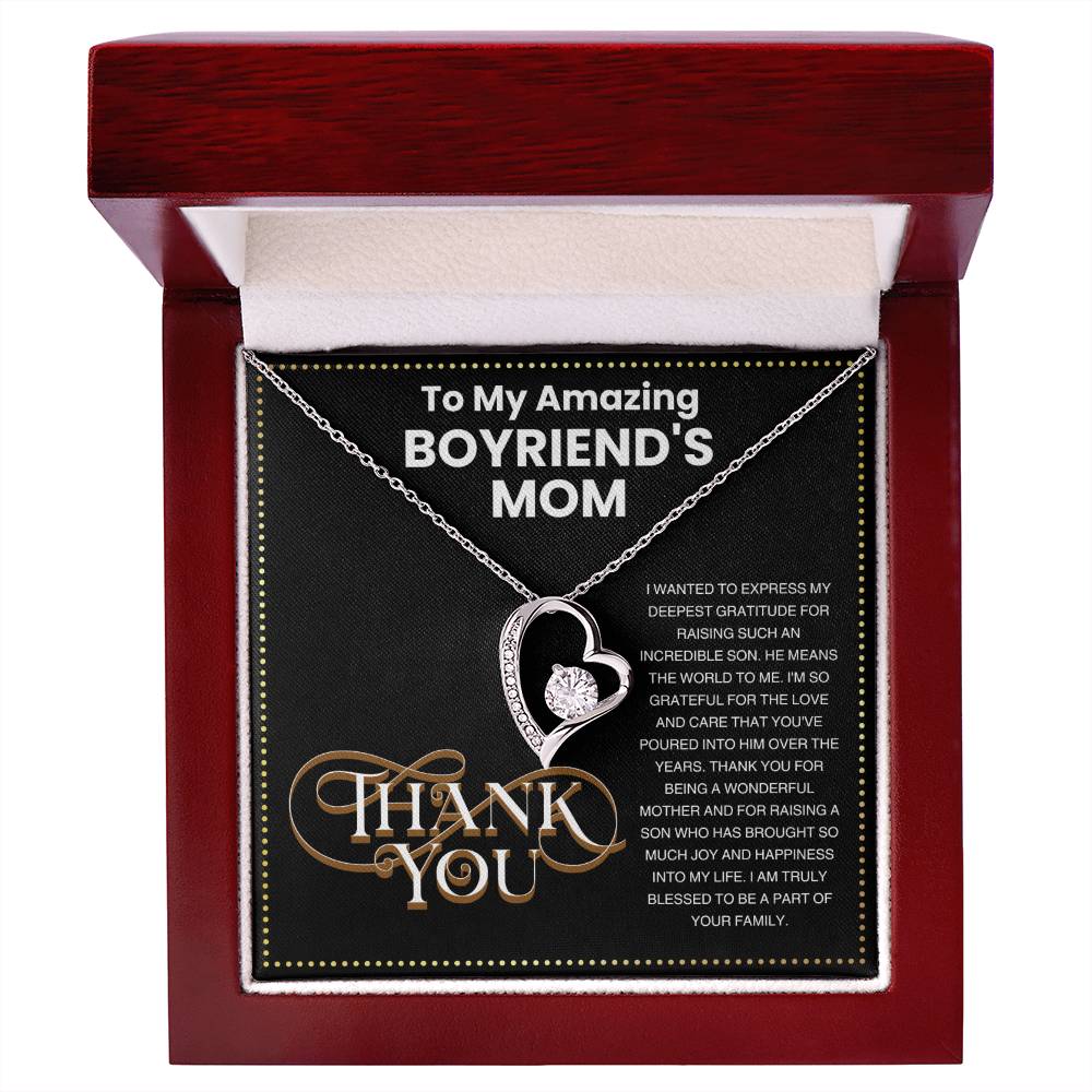 JGF Jewelry Gifts for Family Thank You For Being Awesome Gifts for Boyfriend's Mom