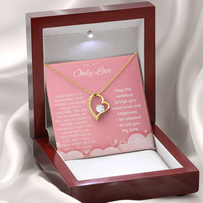 JGF Jewelry Gifts for Family To My Future Wife Necklace on Valentine's Day