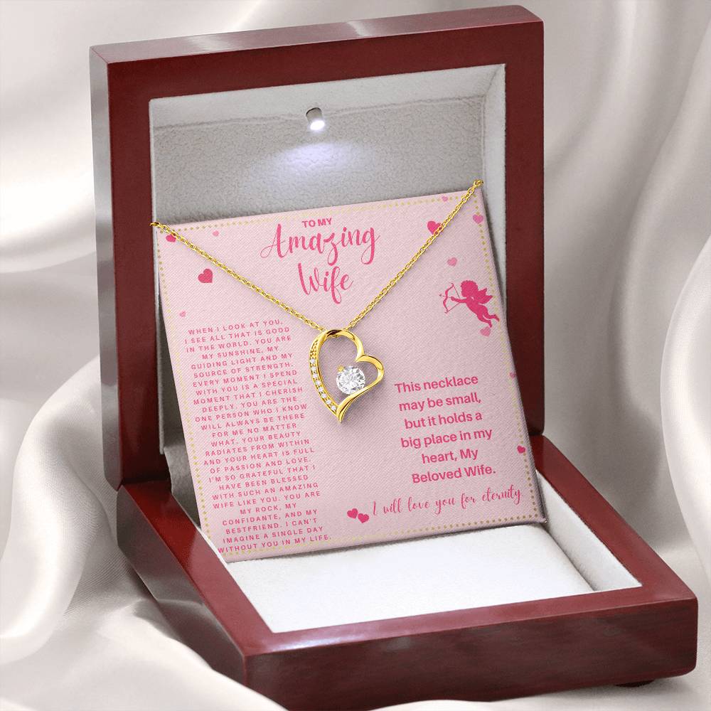 JGF Jewelry Gifts for Family To My Amazing Wife Necklace