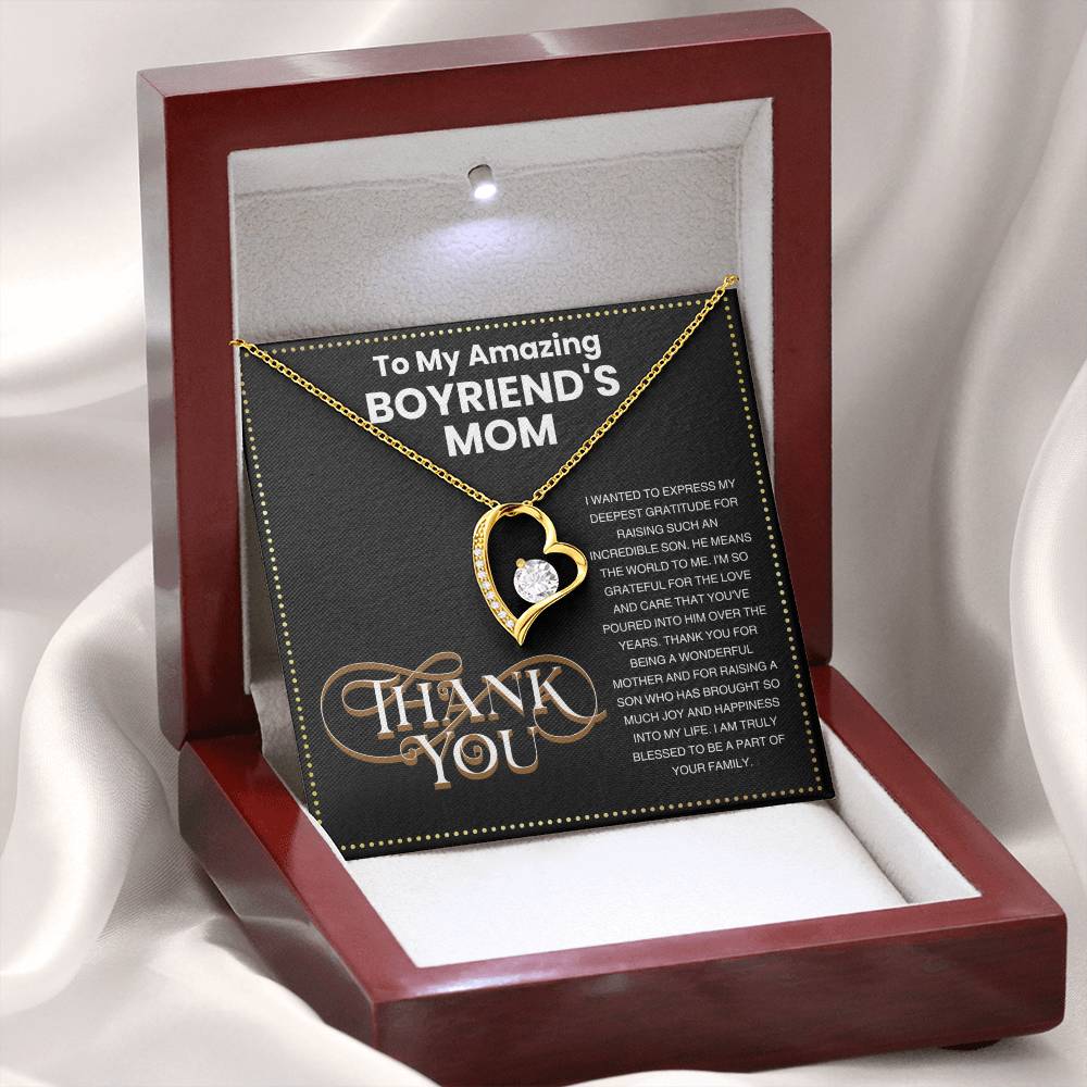 JGF Jewelry Gifts for Family Thank You For Being Awesome Gifts for Boyfriend's Mom