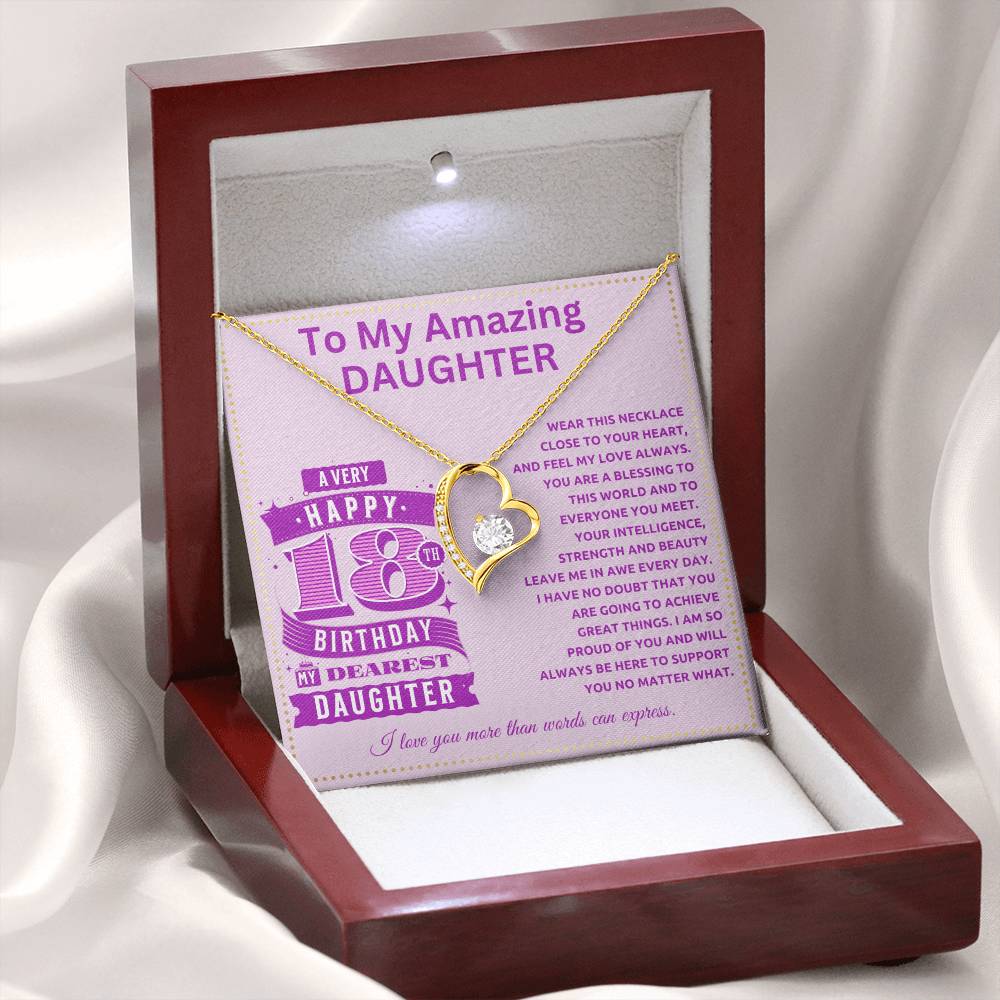 JGF Jewelry Gifts for Family 18 Year Old Girl Birthday Gifts For My Daughter 18th