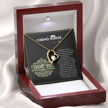 JGF Jewelry Gifts for Family Thank You Necklace Gifts For Chemo RN Nurse