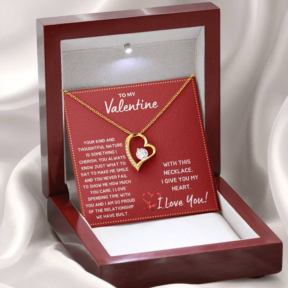 JGF Jewelry Gifts for Family Will You Be My Valentine Card For Her
