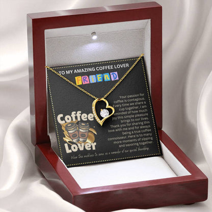 JGF Jewelry Gifts for Family Coffee Lover Friend Who Has Everything Friendship Heart Necklace