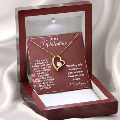 JGF Jewelry Gifts for Family Will You Be My Valentine Card For My Soulmate