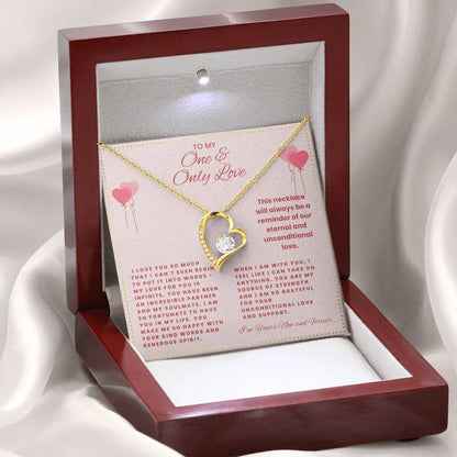 JGF Jewelry Gifts for Family To My Wife Necklace From Husband on Valentine's Day