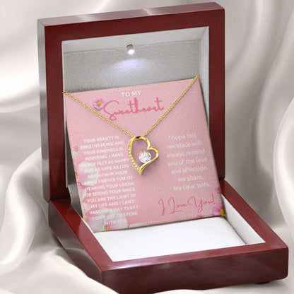 JGF Jewelry Gifts for Family Silver Simple Heart Necklace