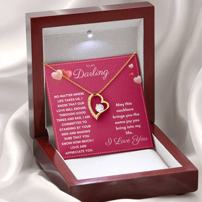 JGF Jewelry Gifts for Family To My Darling Gifts For Women