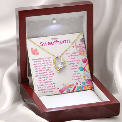 JGF Jewelry Gifts for Family Will You Be My Valentine Card for Sweetheart