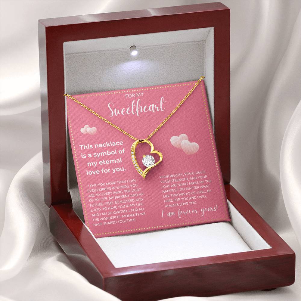JGF Jewelry Gifts for Family To My Future Wife Necklace Heart