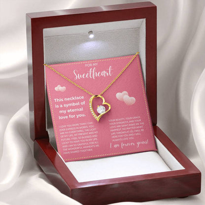 JGF Jewelry Gifts for Family To My Future Wife Necklace Heart