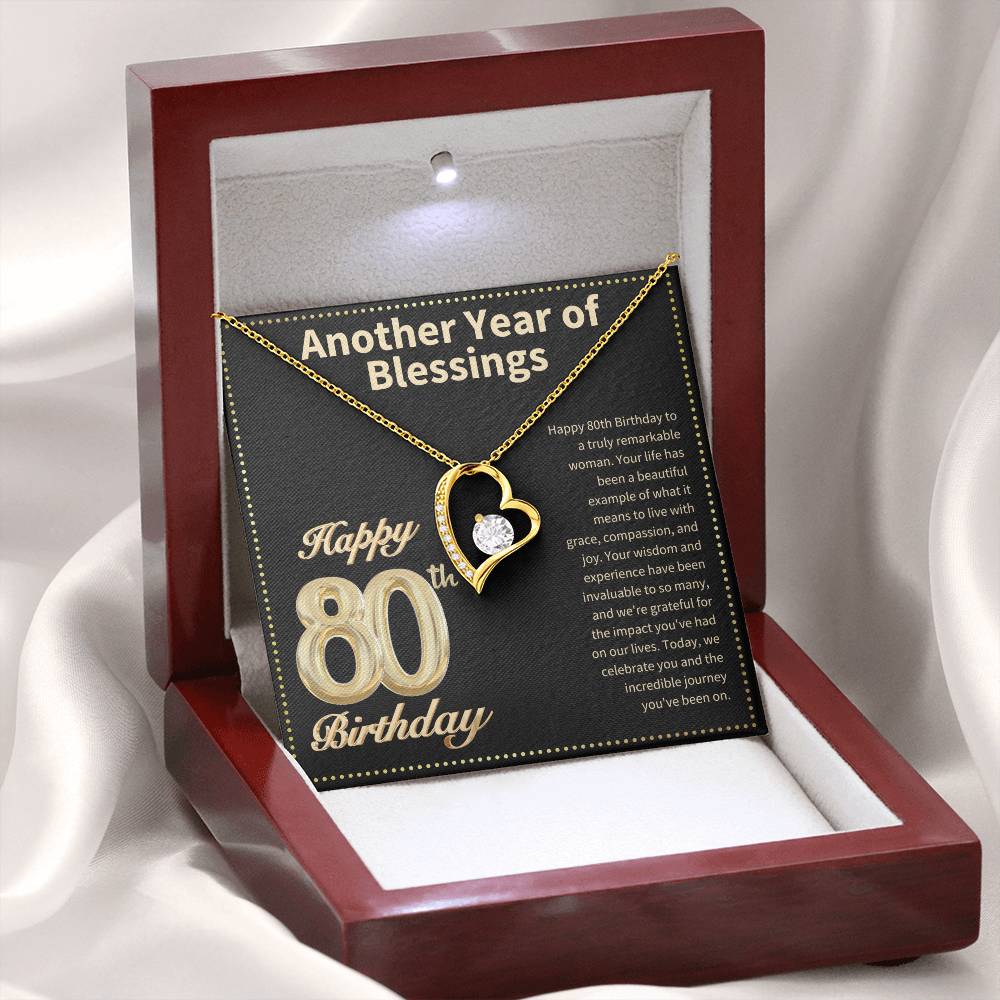 JGF Jewelry Gifts for Family 80th Birthday Gifts for Women Ideas