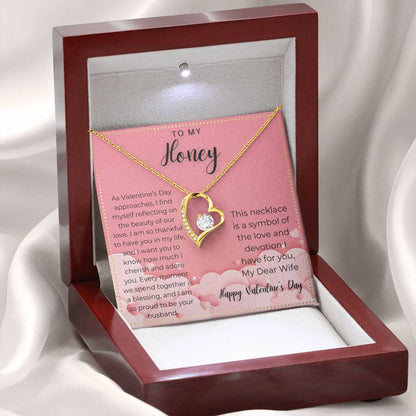 JGF Jewelry Gifts for Family Happy Valentine Card For My Wife