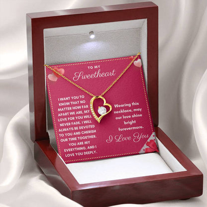 JGF Jewelry Gifts for Family Gift For Long Distance Wife